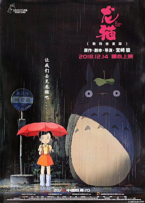 My Neighbor Totoro film poster.